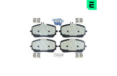 Sada brzdových destiček, kotoučová brzda OPTIMAL BP-12941