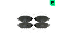 Sada brzdových destiček, kotoučová brzda OPTIMAL BP-12995