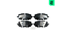 Sada brzdových destiček, kotoučová brzda OPTIMAL BP-13026