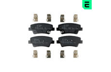 Sada brzdových destiček, kotoučová brzda OPTIMAL BP-13039
