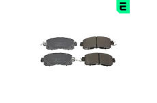 Sada brzdových destiček, kotoučová brzda OPTIMAL BP-13066