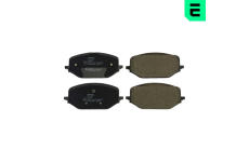 Sada brzdových destiček, kotoučová brzda OPTIMAL BP-13072
