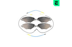 Sada brzdových destiček, kotoučová brzda OPTIMAL BP-82804