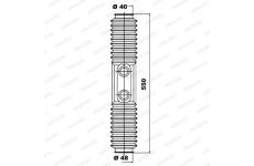 Manżeta riadenia - opravná sada MOOG K150021