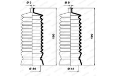 Manżeta riadenia - opravná sada MOOG K150062