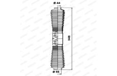 Manżeta riadenia - opravná sada MOOG K150072