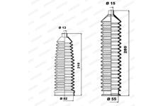 Manżeta riadenia - opravná sada MOOG K150088