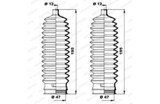 Manżeta riadenia - opravná sada MOOG K150183