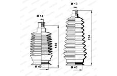 Manżeta riadenia - opravná sada MOOG K150205