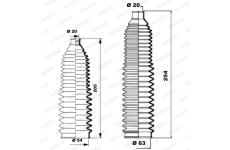 Manżeta riadenia - opravná sada MOOG K150232