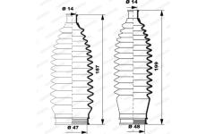 Manżeta riadenia - opravná sada MOOG K150269