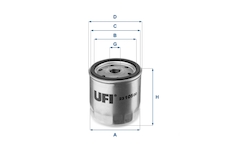 Olejový filtr UFI 23.105.00