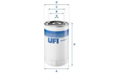 Olejový filtr UFI 23.107.01