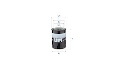 Olejový filtr UFI 23.121.00