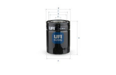 Hydraulický filtr, řízení UFI 23.180.00