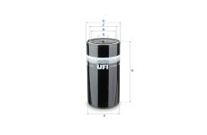 Olejový filtr UFI 23.412.00
