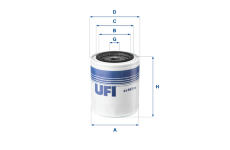 Olejový filtr UFI 23.467.00