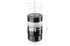 Olejový filtr UFI 23.615.00