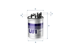 palivovy filtr UFI 24.003.00