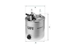 palivovy filtr UFI 24.026.01