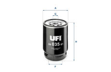 palivovy filtr UFI 24.035.01
