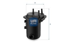 palivovy filtr UFI 24.050.00