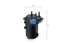 palivovy filtr UFI 24.051.00