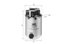 palivovy filtr UFI 24.061.01
