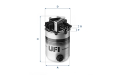 palivovy filtr UFI 24.095.00