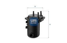 palivovy filtr UFI 24.098.00