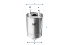 Palivový filtr UFI 24.147.00