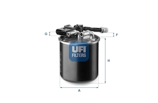 palivovy filtr UFI 24.151.00