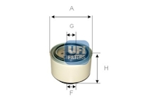 palivovy filtr UFI 24.338.00