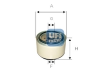 Palivový filtr UFI 24.338.00