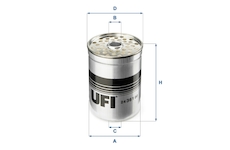 palivovy filtr UFI 24.361.00