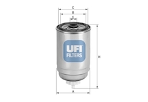 palivovy filtr UFI 24.397.00