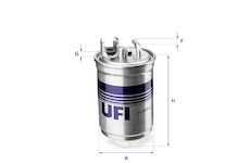 palivovy filtr UFI 24.400.00