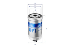 Palivový filtr UFI 24.414.00