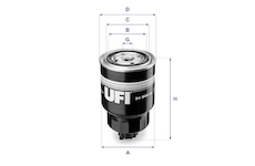 palivovy filtr UFI 24.444.00