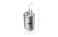 palivovy filtr UFI 24.450.00