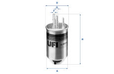 palivovy filtr UFI 24.459.00