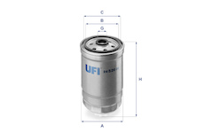 palivovy filtr UFI 24.526.00