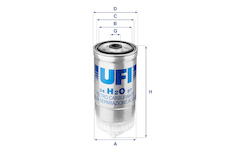 Palivový filtr UFI 24.H2O.07