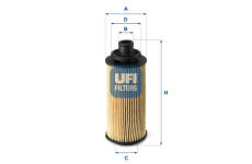 Olejový filtr UFI 25.127.00