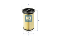 Palivový filtr UFI 26.005.00