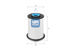 palivovy filtr UFI 26.033.00