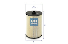 palivovy filtr UFI 26.043.00