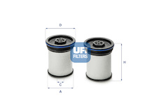 Palivový filtr UFI 26.047.00