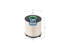 palivovy filtr UFI 26.058.00