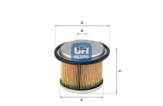 Palivový filtr UFI 26.676.00